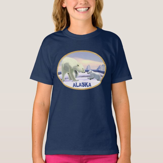 Polar Bear - Mama Nose Best T-Shirt (Front)
