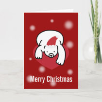 Polar Bear Merry Christmas Card