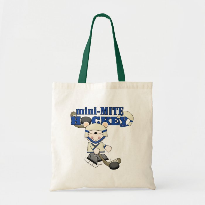 Polar Bear Mini Mite Hockey Tshirts and Gifts Tote Bag