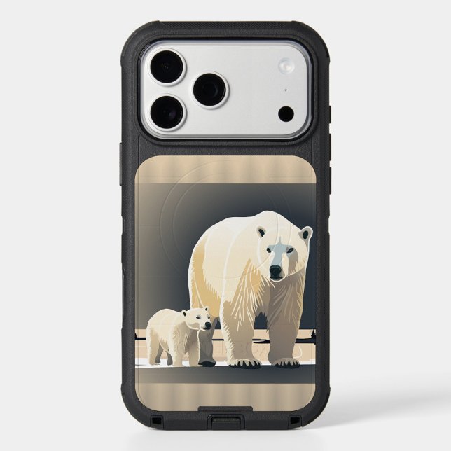 Polar Bear Mom  Otterbox iPhone Case (Creator Uploaded)