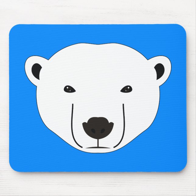 Polar Bear Mouse Pad (Front)