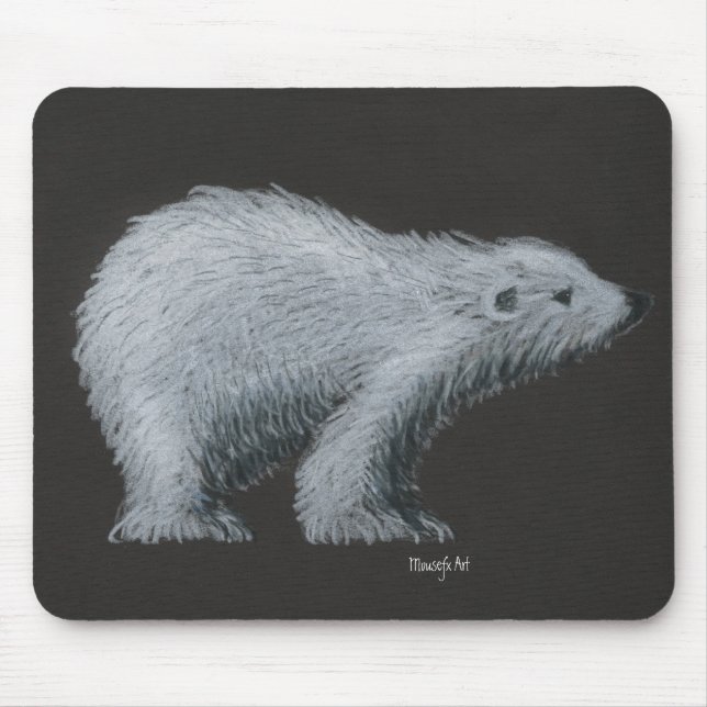 Polar Bear Mousepad - Customized (Front)