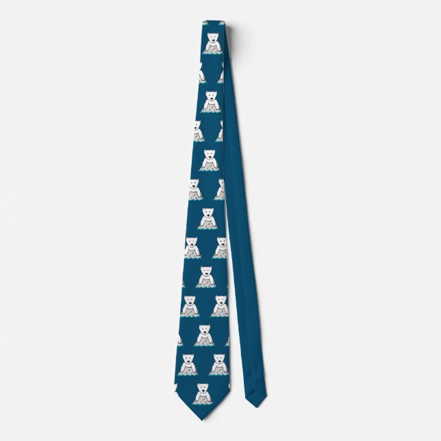 Polar Bear Neck Tie (Front)