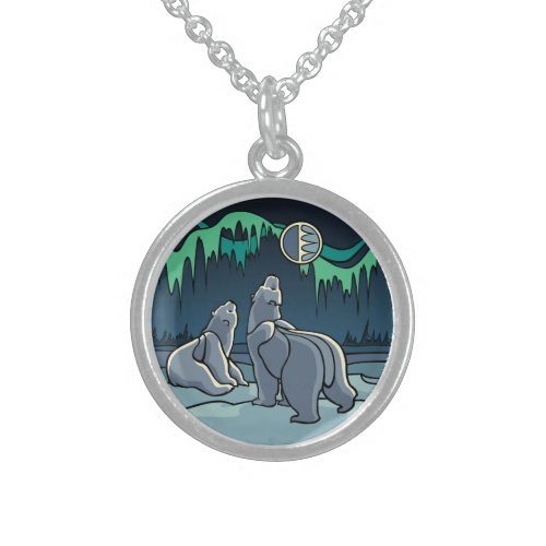 Polar Bear Necklace Native Bear Art Jewelry