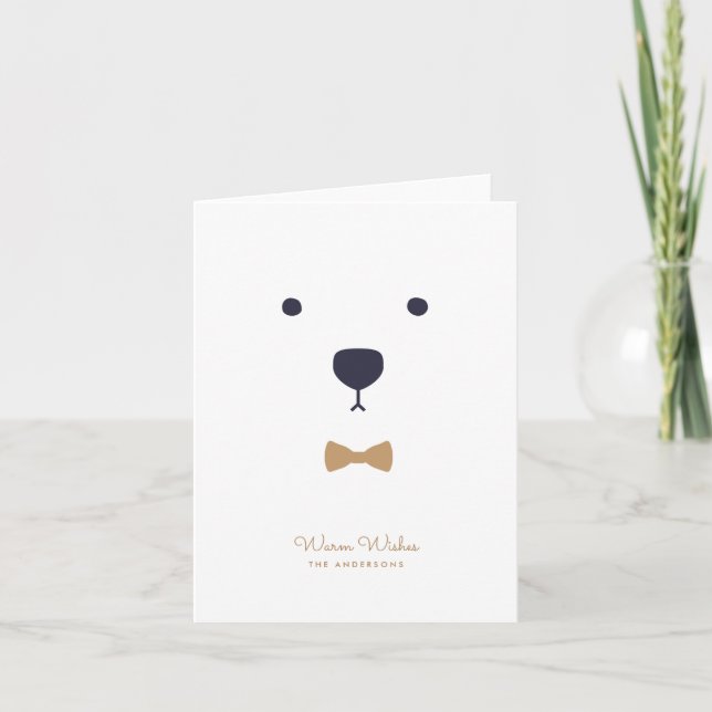 Polar Bear Note Card (Front)