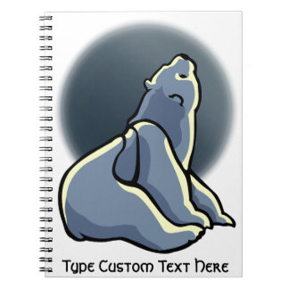Polar Bear Notebook Personalize Baby Bear Notebook