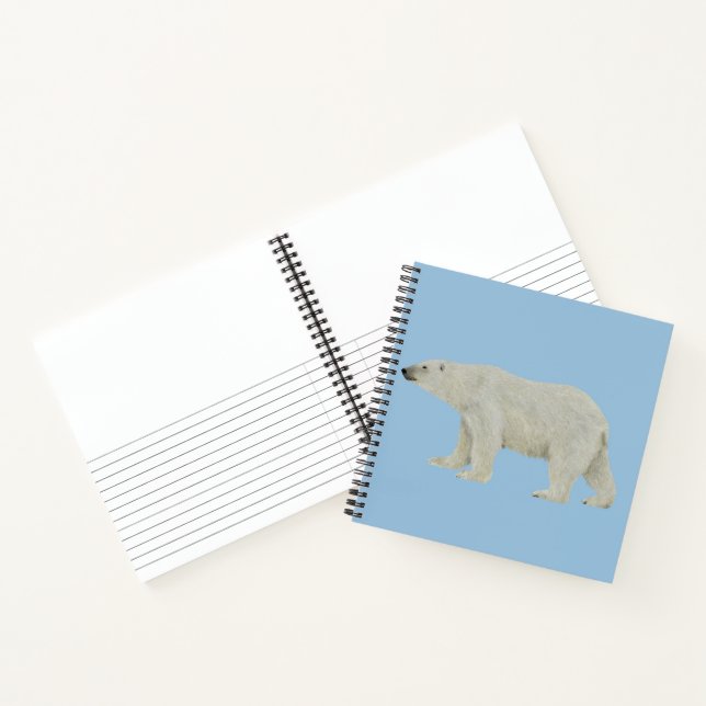 Polar Bear Notepad Notebook (Inside)