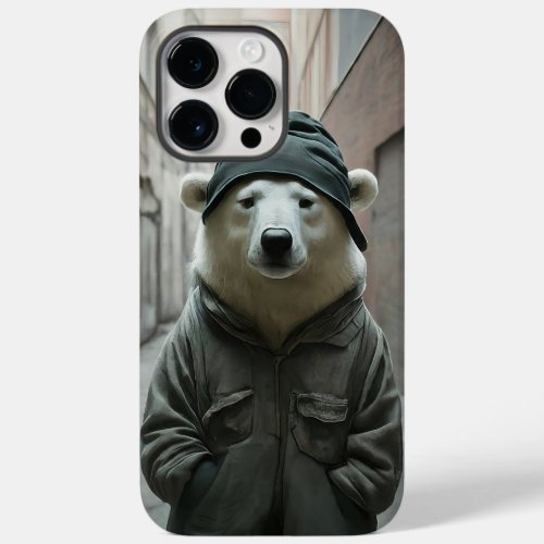 Polar Bear on an Adventure Case_Mate iPhone 14 Pro Max Case