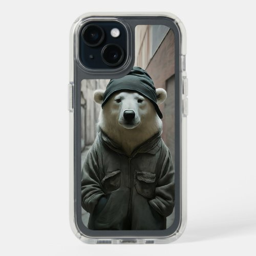 Polar Bear on an Adventure iPhone 15 Case