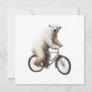 Polar Bear On Bicycle