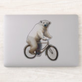 Polar Bear On Ice Stickers