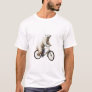 Polar Bear On Bicycle T-Shirt