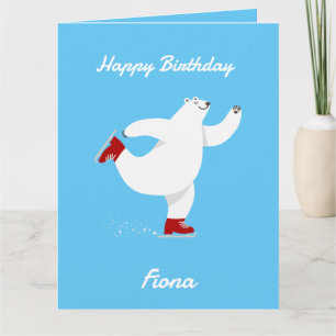 Polar Bear on ice Card
