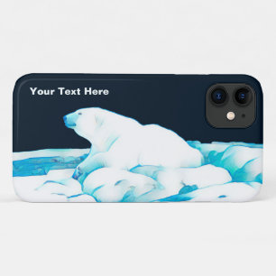 Polar Bear On Ice iPhone 11 Case