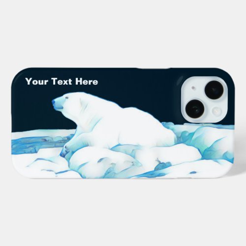 Polar Bear On Ice Case_Mate iPhone Case