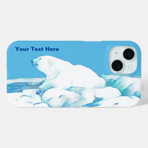 Polar Bear On Ice Case_Mate iPhone Case