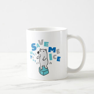 Polar Bear on Ice Coffee Mug