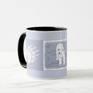 Polar Bear on Ice Painting - Original Wildlife Art Mug