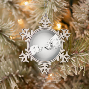 Polar Bear Ornament Mother's Day Art Keepsakes