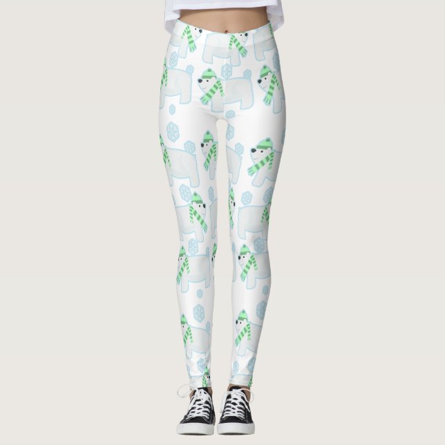 Polar Bear Palooza Leggings (Front)