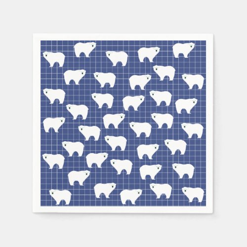 Polar Bear Paper Napkins