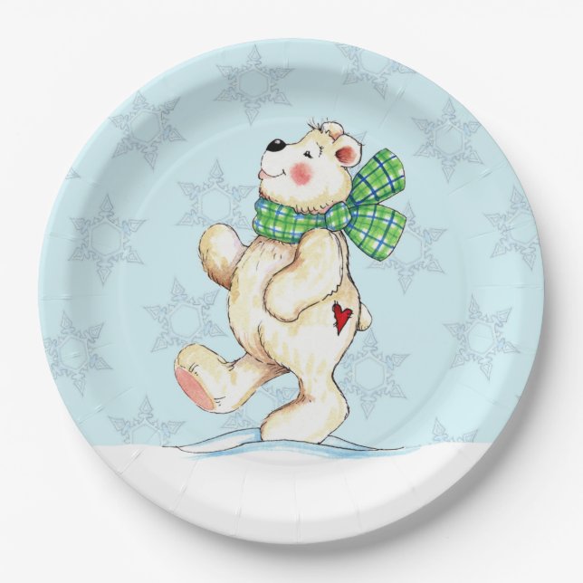Polar Bear Paper Plates (Front)