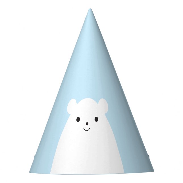 Polar Bear Party Hat (Front)