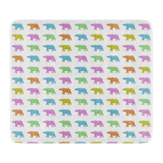 Polar Bear Pattern Cutting Board