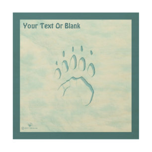 Polar Bear Paw Print