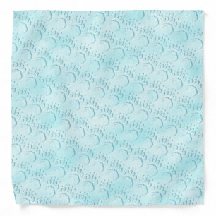 Polar Bear Paw Print Bandana