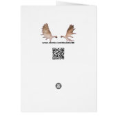 Polar Bear Paw Print Cards (Back)