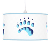 Polar Bear Paw Print Ceiling Lamp (Left)