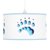 Polar Bear Paw Print Ceiling Lamp (Right)