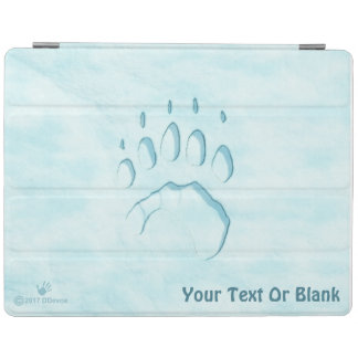 Polar Bear Paw Print iPad Smart Cover