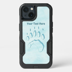 Polar Bear Paw Print iPhone 13 Case