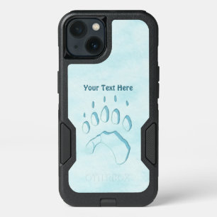 Polar Bear Paw Print iPhone 13 Case