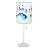 Polar Bear Paw Print Table Lamp (Left)