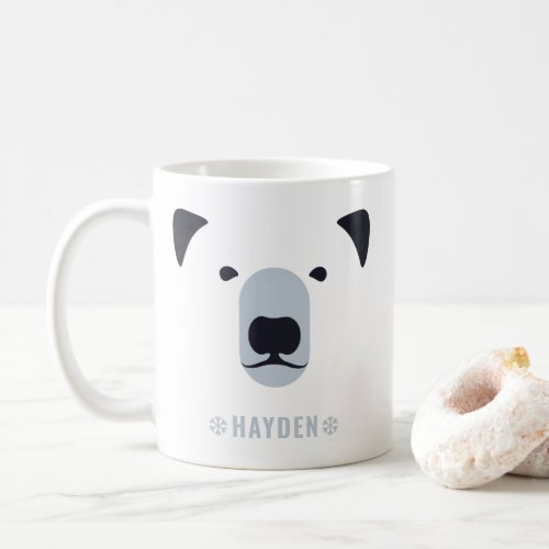 Polar Bear  Personalized Name Coffee Mug