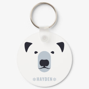 Polar Bear | Personalized Name Keychain