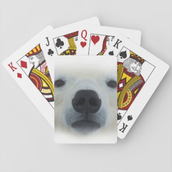Polar Bear Playing Cards by made_in_atlantis at Zazzle