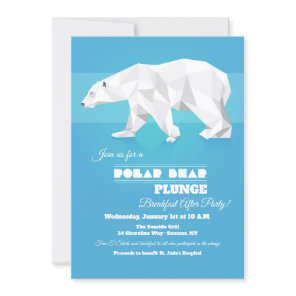 Polar Bear Plunge Party Invitation