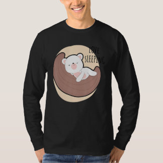 Polar Bear Polar Bears Nap Sleeping Sleep Pajama N T-Shirt