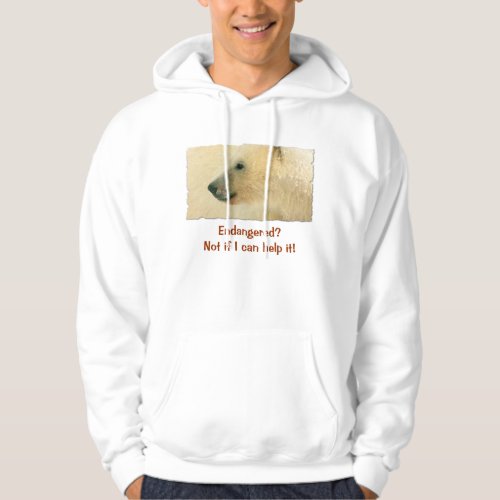 Polar Bear Portrait Collection Hoodie