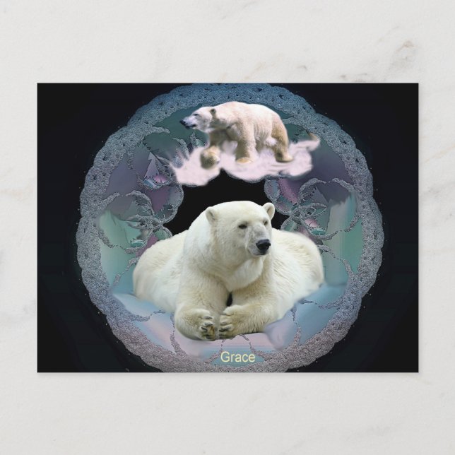 Polar Bear Postcard (Front)