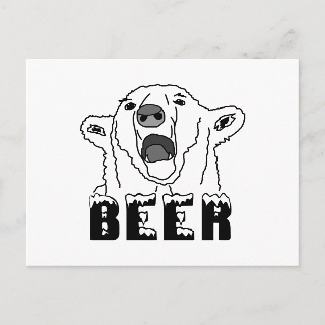Polar Bear Postcard (Front)