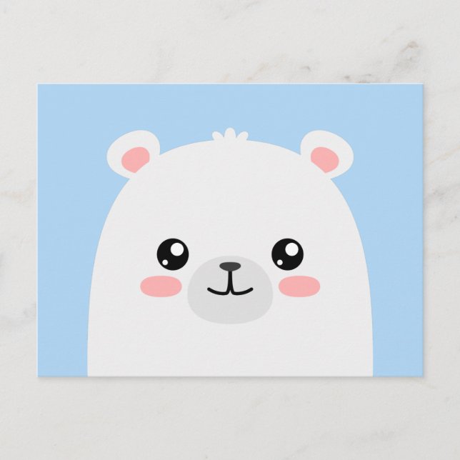 Polar bear postcard (Front)