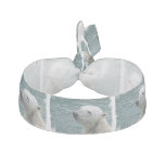 Polar Bear Profile Elastic Hair Tie