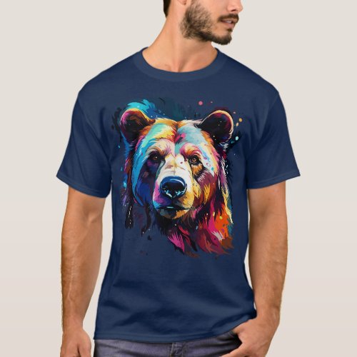 Polar Bear Rainbow T_Shirt
