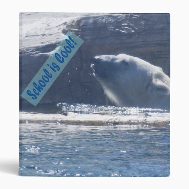 Polar Bear School is Cool Binder (Front)