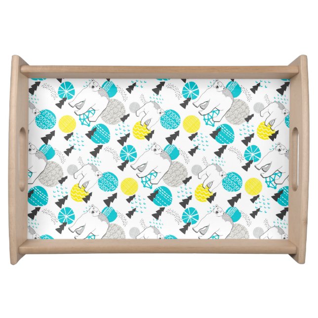 Polar bear serving tray (Front)